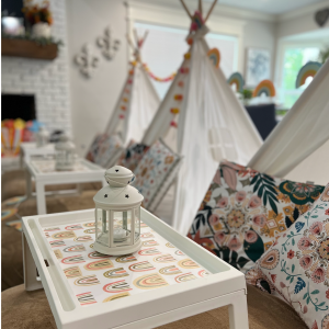 Boho Chic Teepee Sleepover