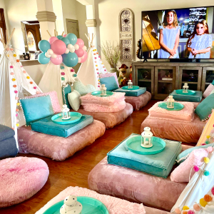 Cotton Candy Teepee Sleepovers