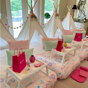 Petals in Pink Teepee Sleepovers