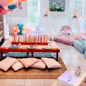 Rainbows and Picnics Teepee Sleepovers