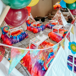 Tie Dye Flower Power